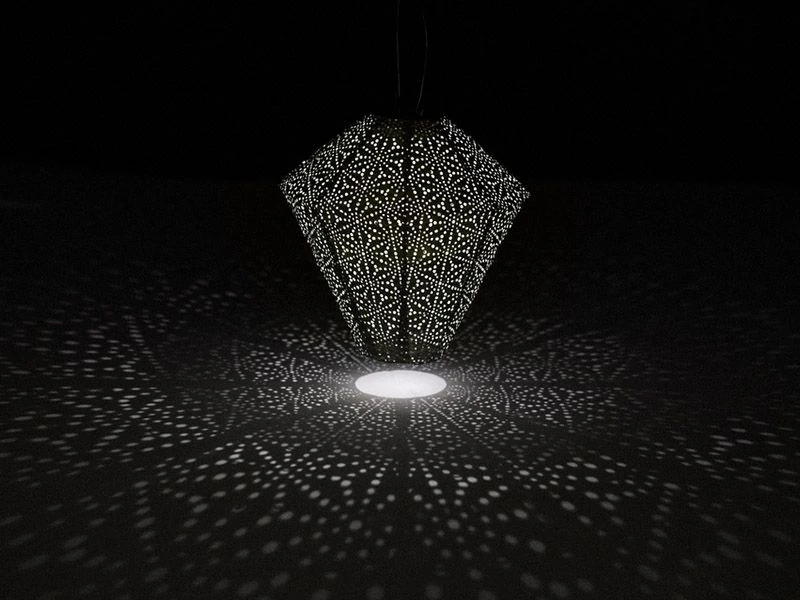 Lumiz Sashiko Diamond 28 Solar Lampion 2 Lumiz Sashiko Diamond 28 Solar Lampion - Afbeelding 2