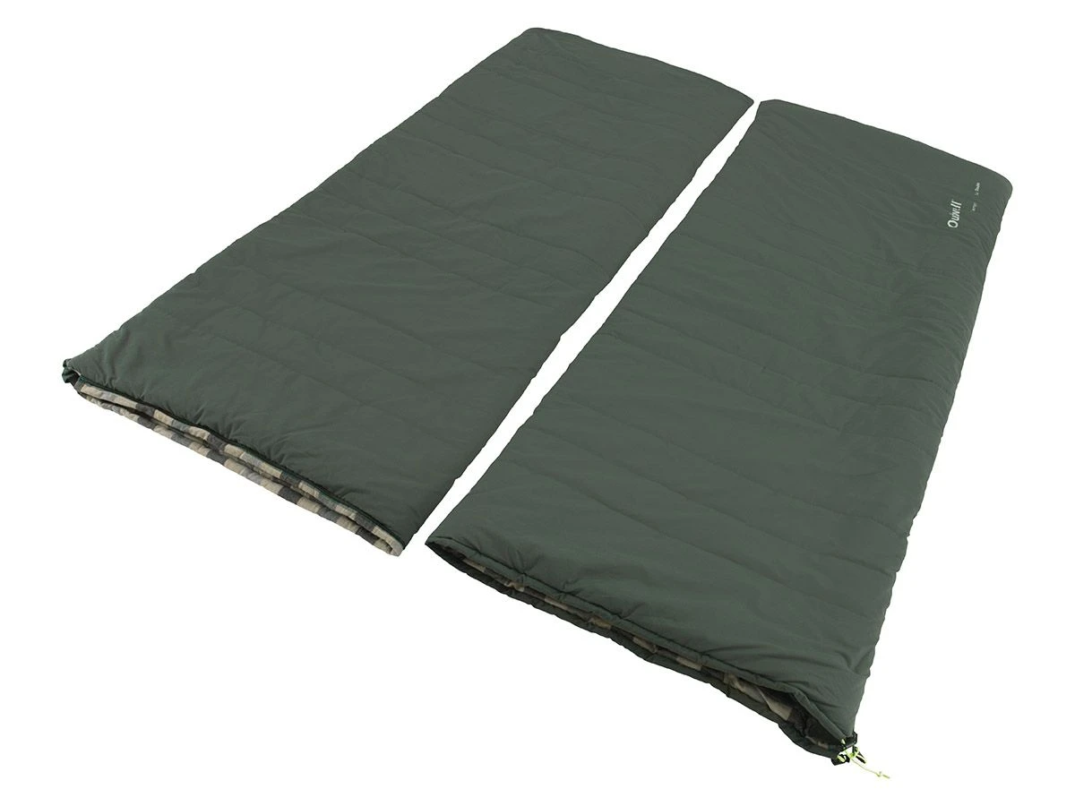 Outwell Camper Lux Double Forest Green Slaapzak - Afbeelding 3